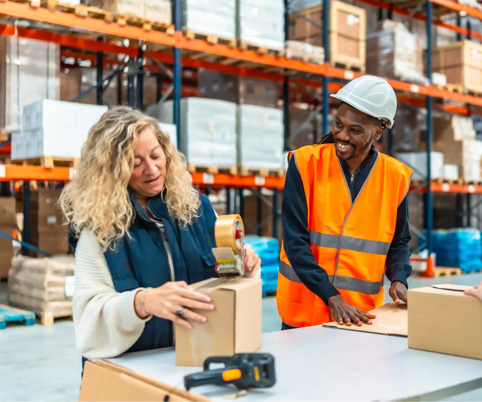 Warehouse logistics process